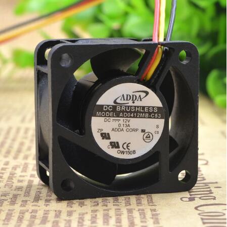 Original ADDA AD0412MB-C53 Cooling Fan 12V 0.13A 1.56W 3wires AD0412MB-C53 Fans